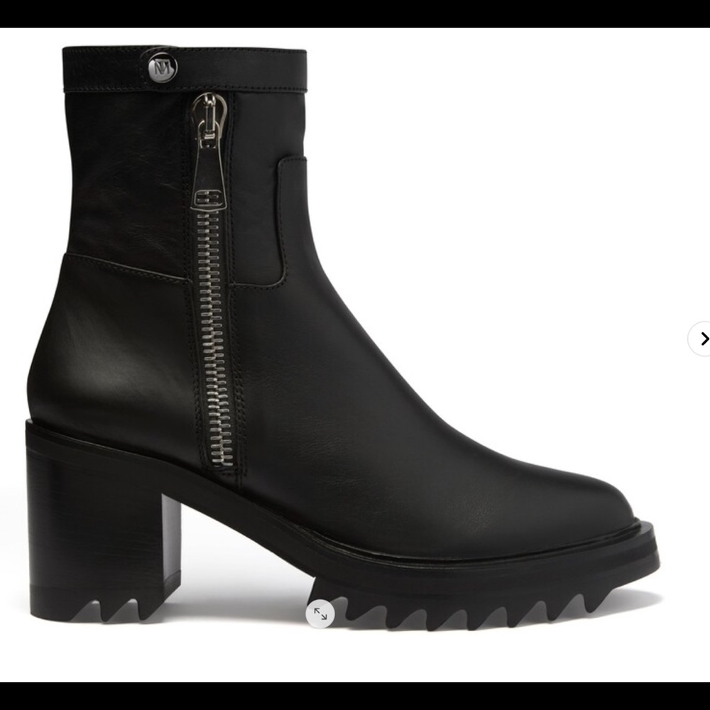 Stash - Vitello Tamara Mellon black leather ankle boots